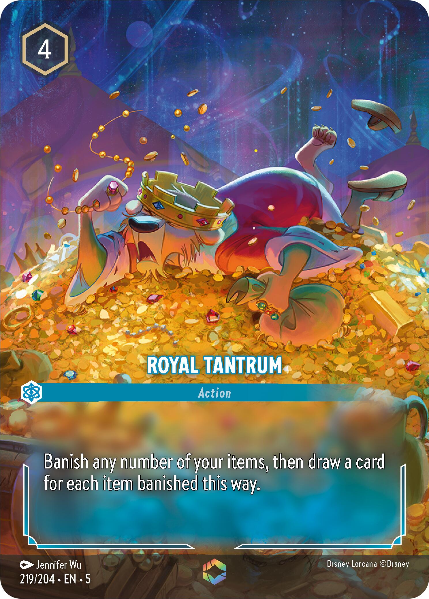 Royal Tantrum (Enchanted) (219/204) [Shimmering Skies] | Yard's Games Ltd