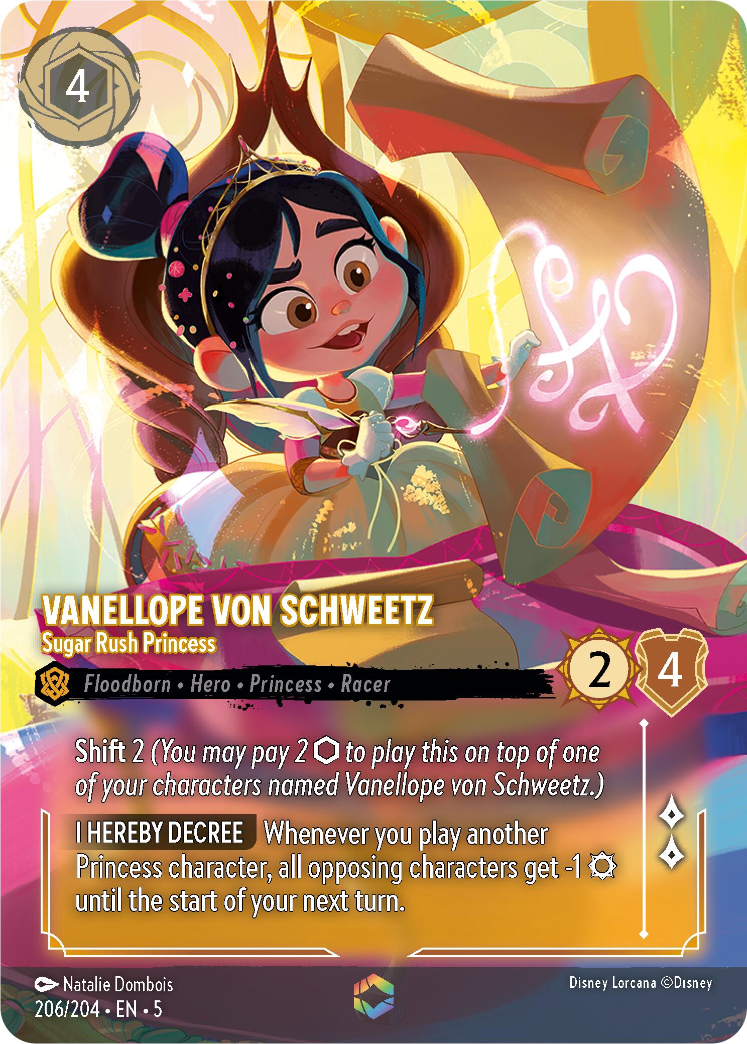 Vanellope von Schweetz - Sugar Rush Princess (Enchanted) (206/204) [Shimmering Skies] | Yard's Games Ltd