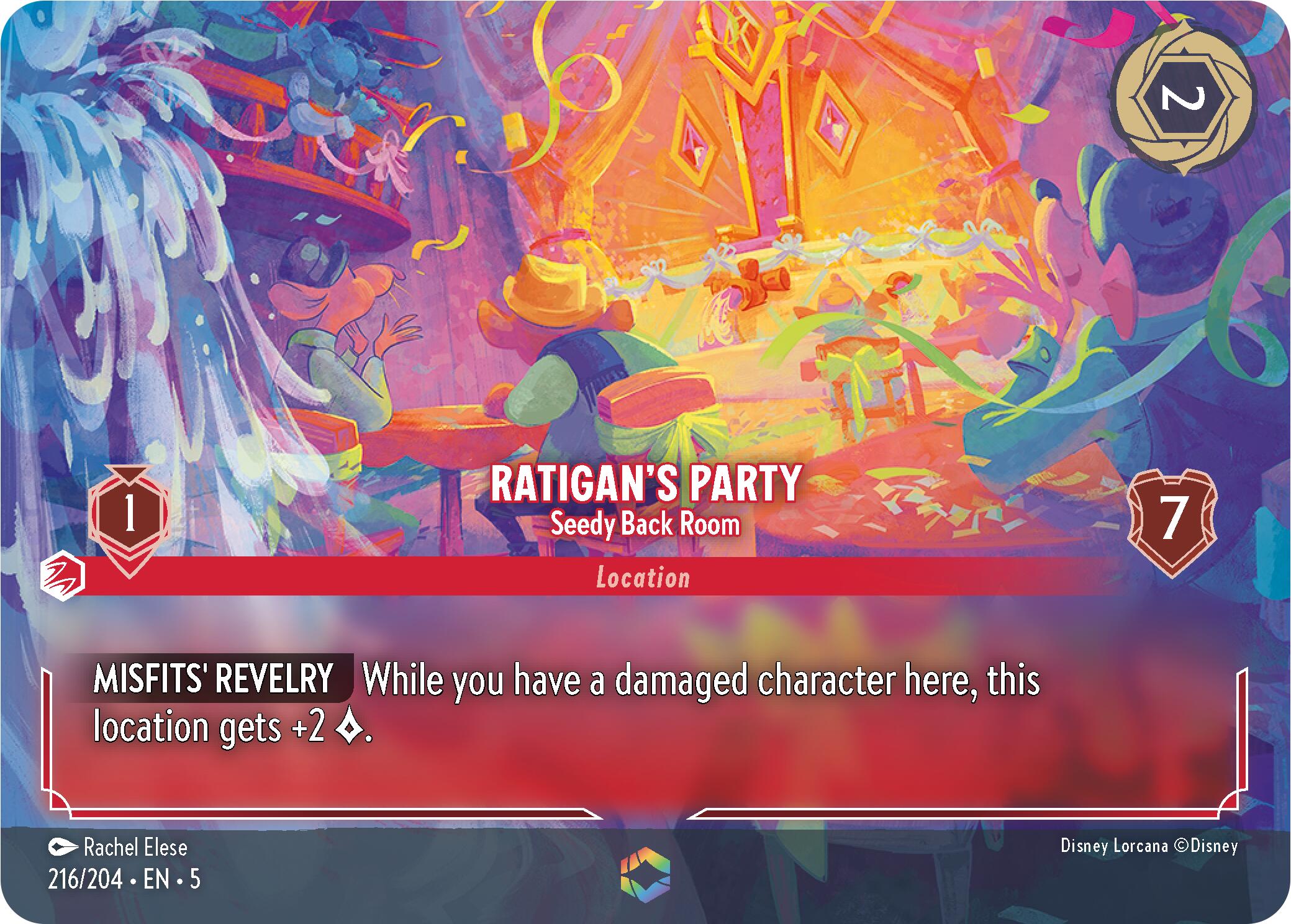 Ratigan's Party - Seedy Back Room (Enchanted) (216/204) [Shimmering Skies] | Yard's Games Ltd