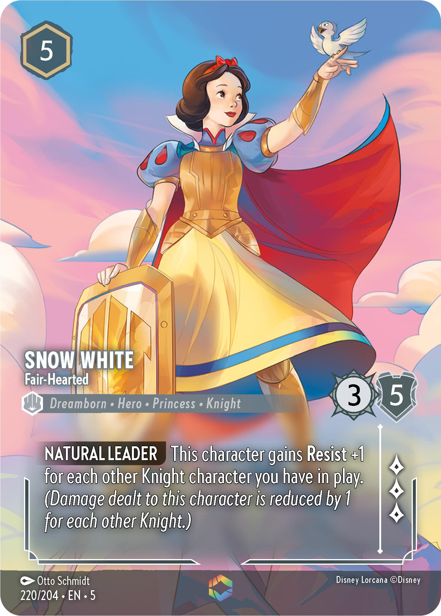 Snow White - Fair-Hearted (Enchanted) (220/204) [Shimmering Skies] | Yard's Games Ltd