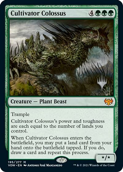 Cultivator Colossus (Promo Pack) [Innistrad: Crimson Vow Promos] | Yard's Games Ltd