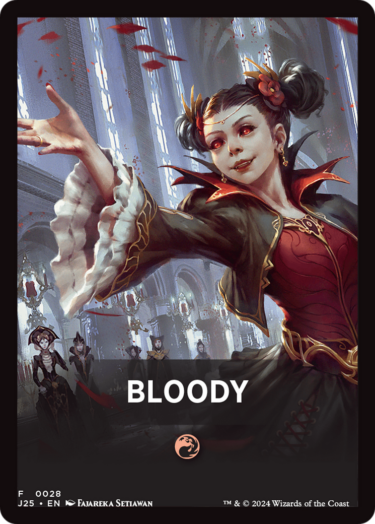 Bloody Theme Card [Foundations Jumpstart Front Cards] | Yard's Games Ltd