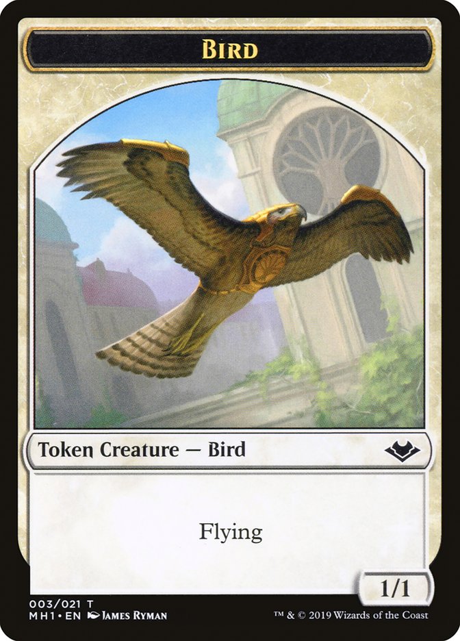 Bird (003) // Rhino (013) Double-Sided Token [Modern Horizons Tokens] | Yard's Games Ltd