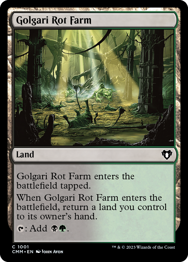 Golgari Rot Farm [Commander Masters] | Yard's Games Ltd