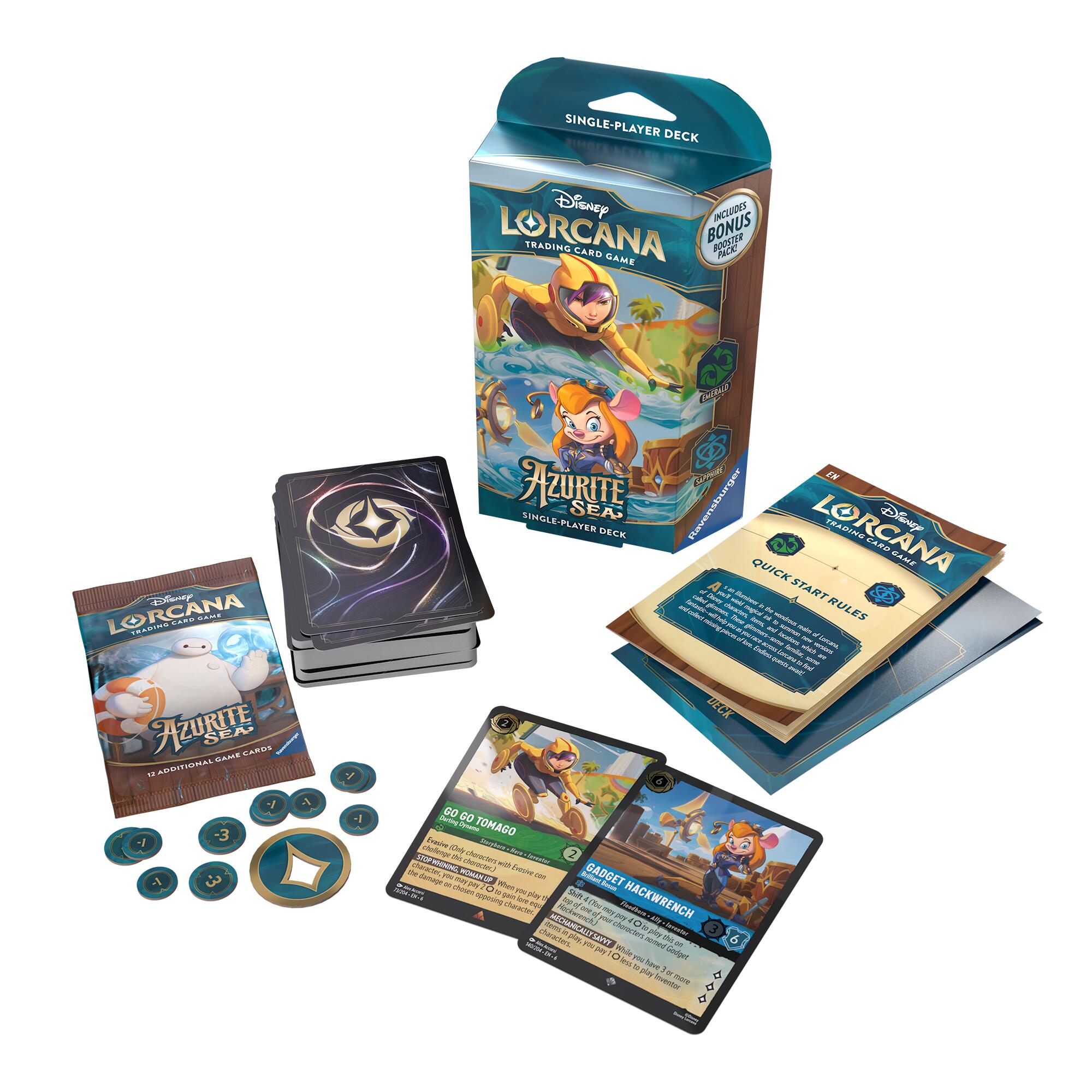 Azurite Sea - Starter Deck (Emerald & Sapphire) | Yard's Games Ltd