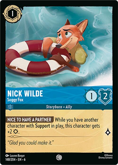 Nick Wilde - Soggy Fox (148/204) [Azurite Sea] | Yard's Games Ltd