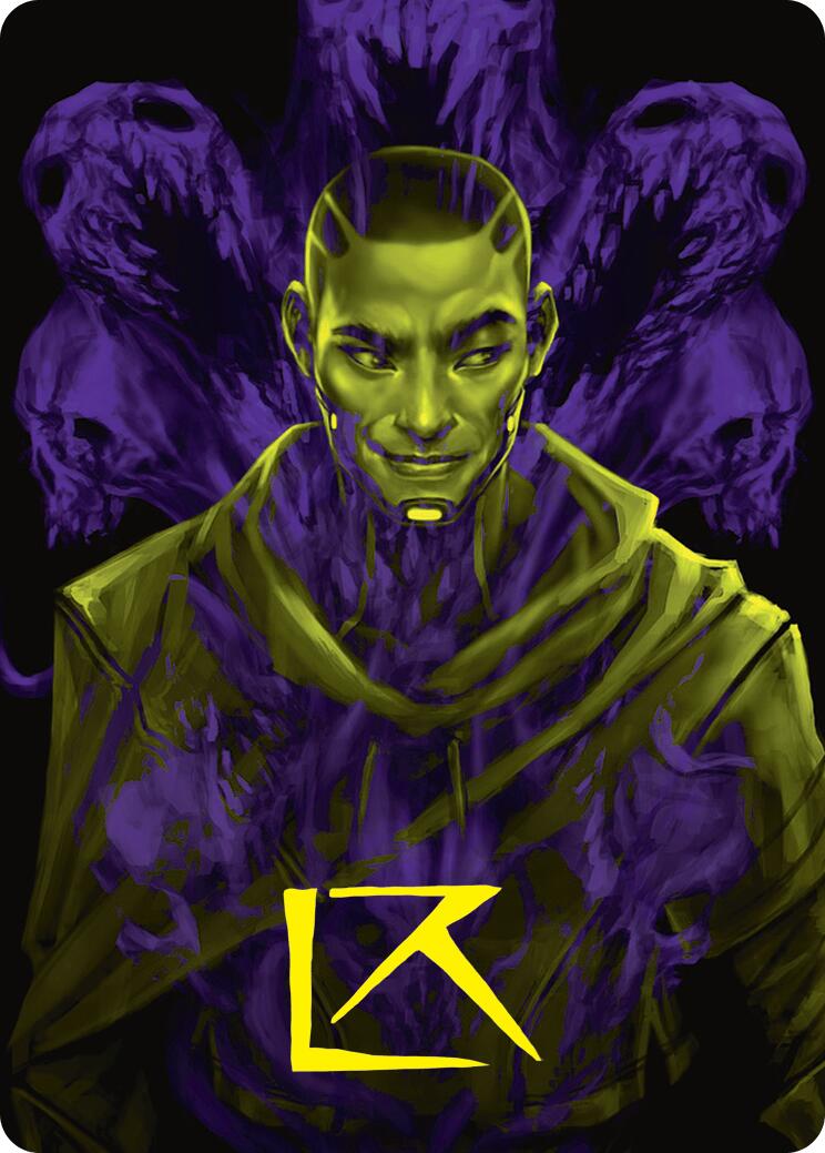 Kaito, Bane of Nightmares Art Card (Gold-Stamped Signature) [Duskmourn: House of Horror Art Series] | Yard's Games Ltd