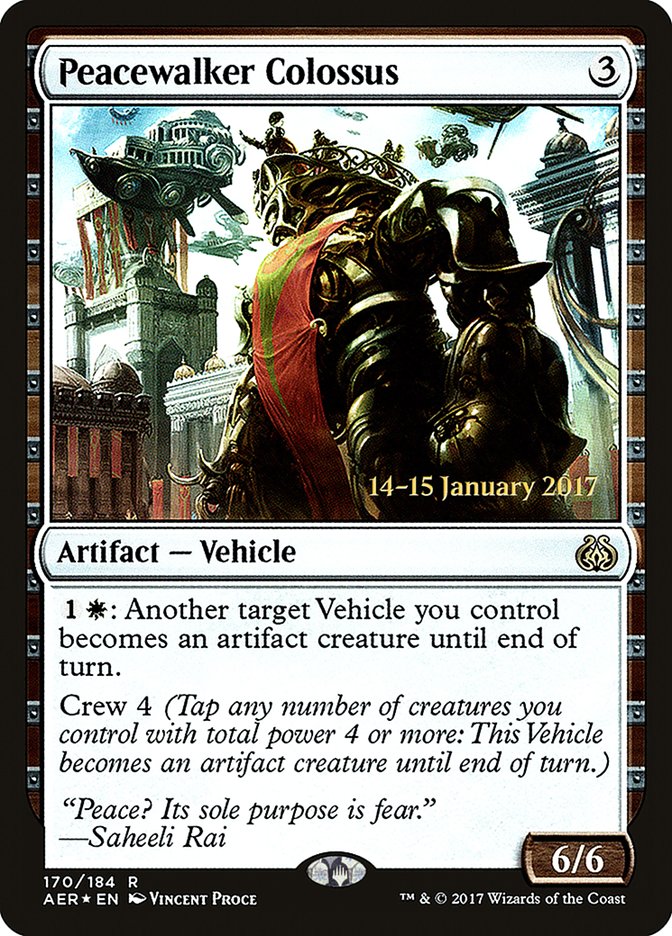 Peacewalker Colossus [Aether Revolt Prerelease Promos] | Yard's Games Ltd