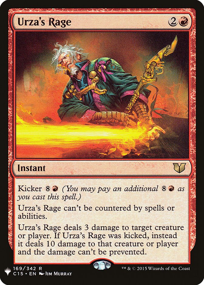 Urza's Rage [The List] | Yard's Games Ltd