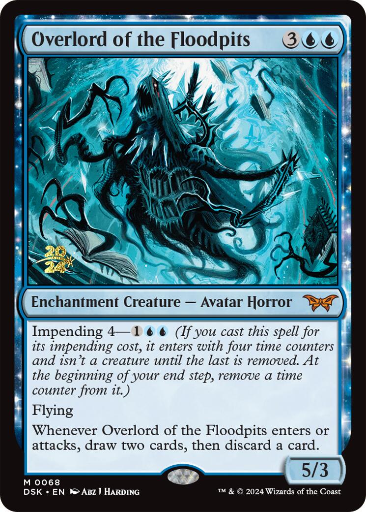 Overlord of the Floodpits [Duskmourn: House of Horror Prerelease Promos] | Yard's Games Ltd