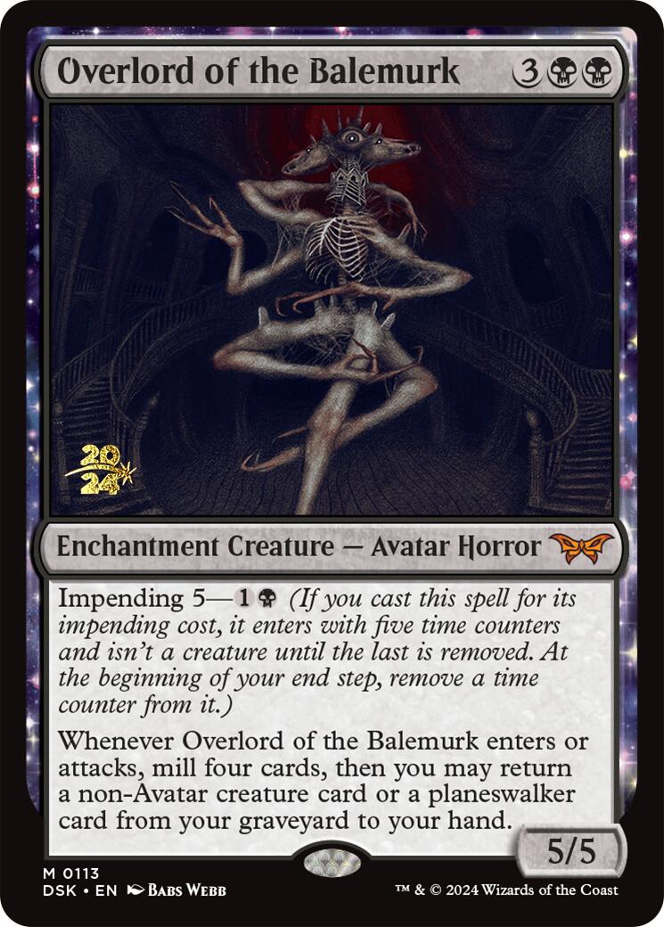 Overlord of the Balemurk [Duskmourn: House of Horror Prerelease Promos] | Yard's Games Ltd