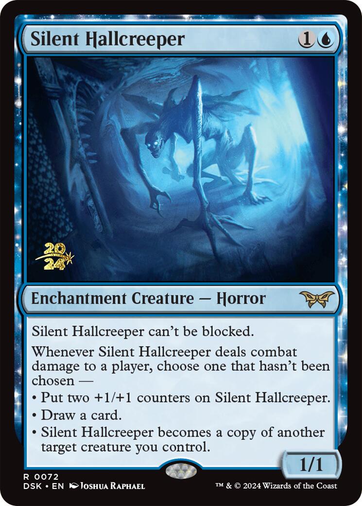 Silent Hallcreeper [Duskmourn: House of Horror Prerelease Promos] | Yard's Games Ltd