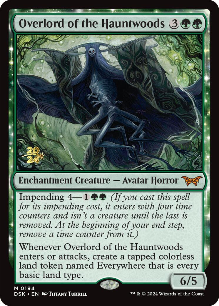 Overlord of the Hauntwoods [Duskmourn: House of Horror Prerelease Promos] | Yard's Games Ltd