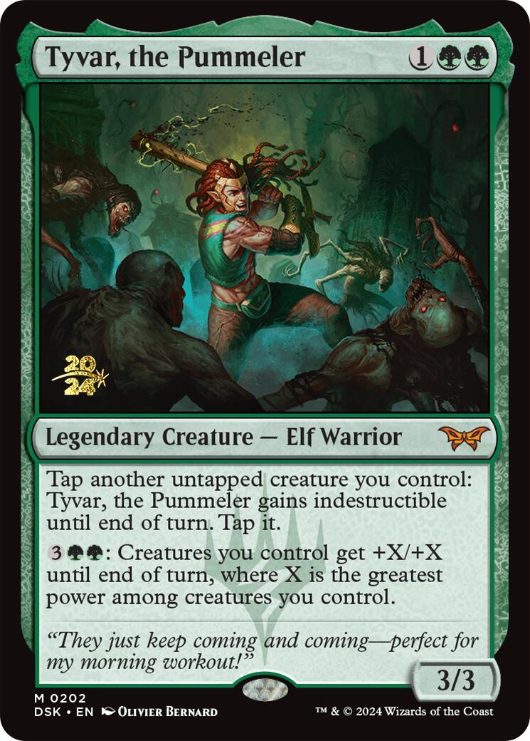 Tyvar, the Pummeler [Duskmourn: House of Horror Prerelease Promos] | Yard's Games Ltd