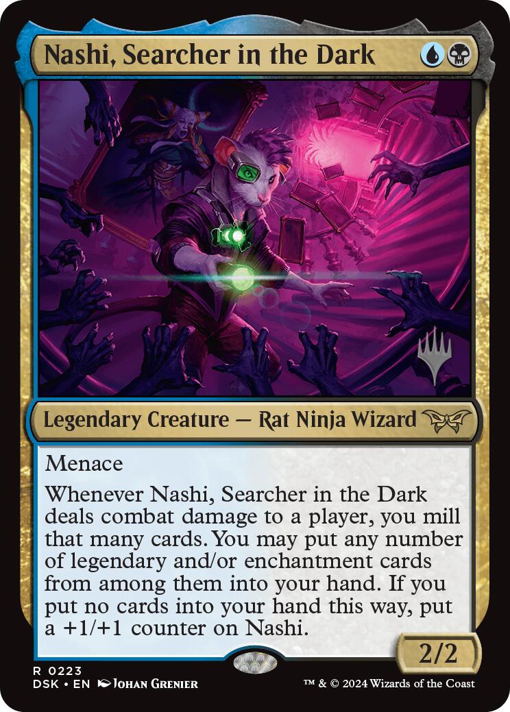 Nashi, Searcher in the Dark [Duskmourn: House of Horror Promos] | Yard's Games Ltd