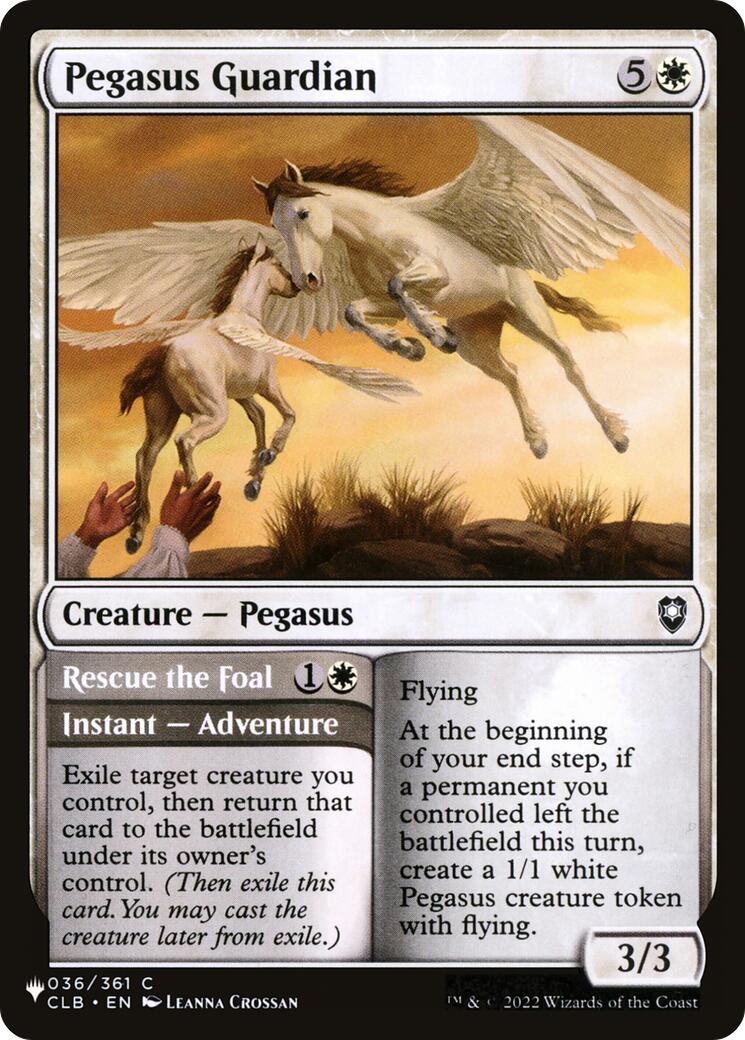 Pegasus Guardian [The List Reprints] | Yard's Games Ltd