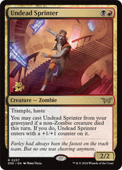 Undead Sprinter [Duskmourn: House of Horror Prerelease Promos] | Yard's Games Ltd