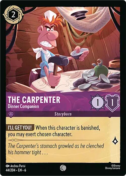 The Carpenter - Dinner Companion (44/204) [Azurite Sea] | Yard's Games Ltd