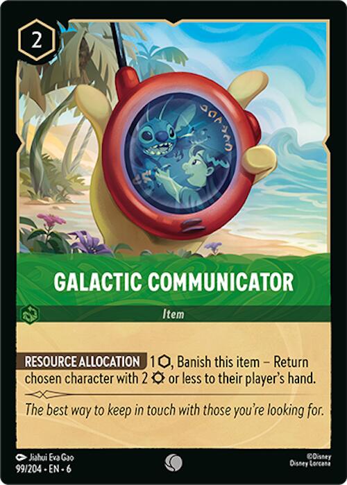 Galactic Communicator (99/204) [Azurite Sea] | Yard's Games Ltd