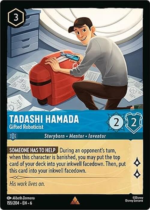 Tadashi Hamada - Gifted Roboticist (155/204) [Azurite Sea] | Yard's Games Ltd