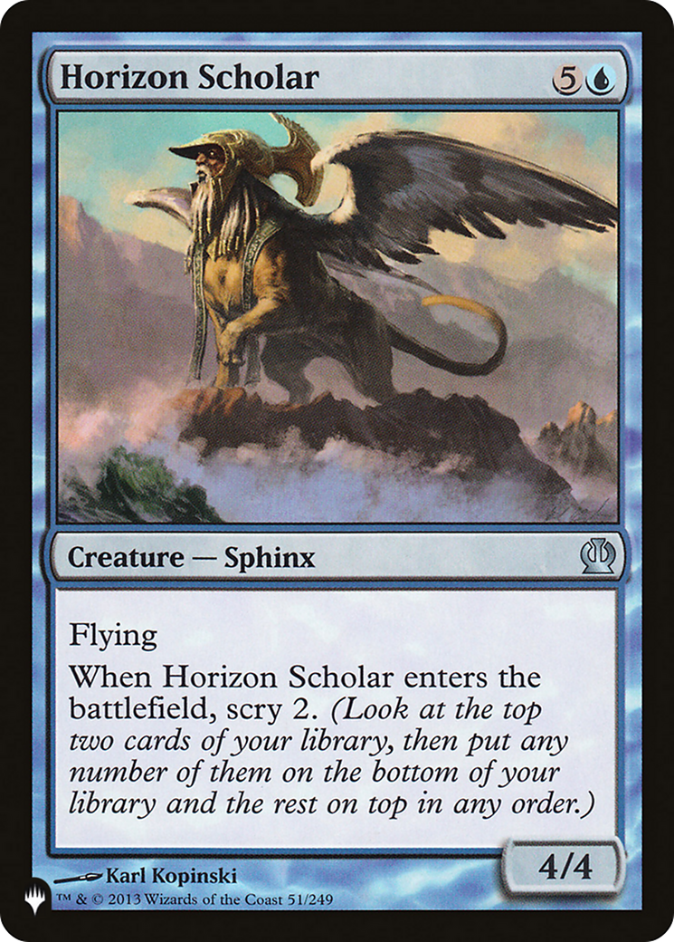 Horizon Scholar [The List] | Yard's Games Ltd