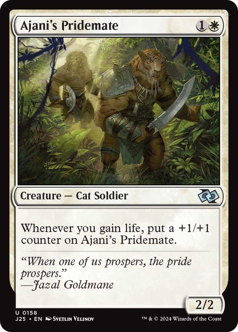 Ajani's Pridemate [Foundations Jumpstart] | Yard's Games Ltd