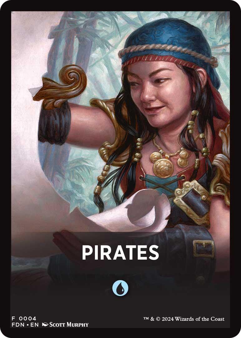 Pirates Theme Card [Foundations Tokens] | Yard's Games Ltd