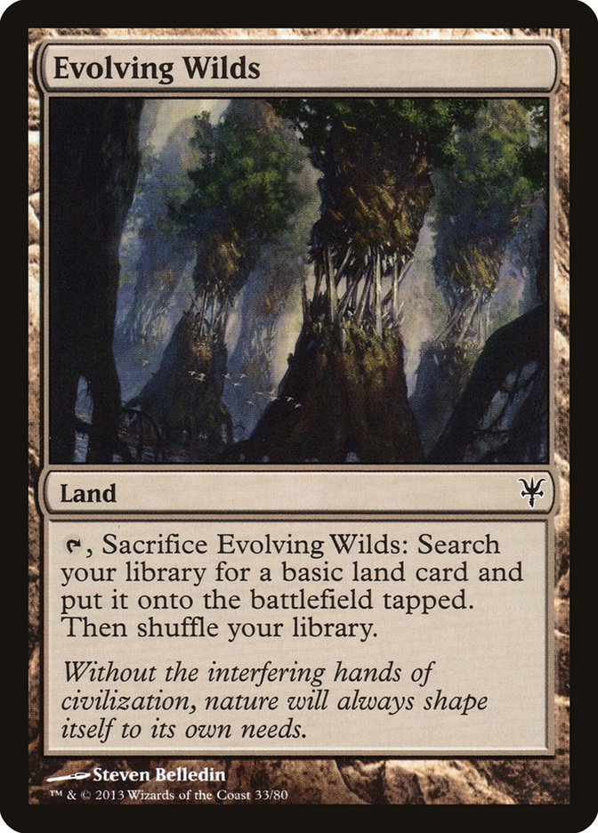 Evolving Wilds [Duel Decks: Sorin vs. Tibalt] | Yard's Games Ltd