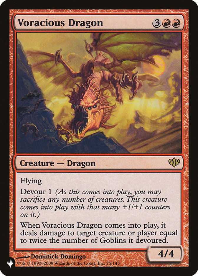 Voracious Dragon [The List] | Yard's Games Ltd