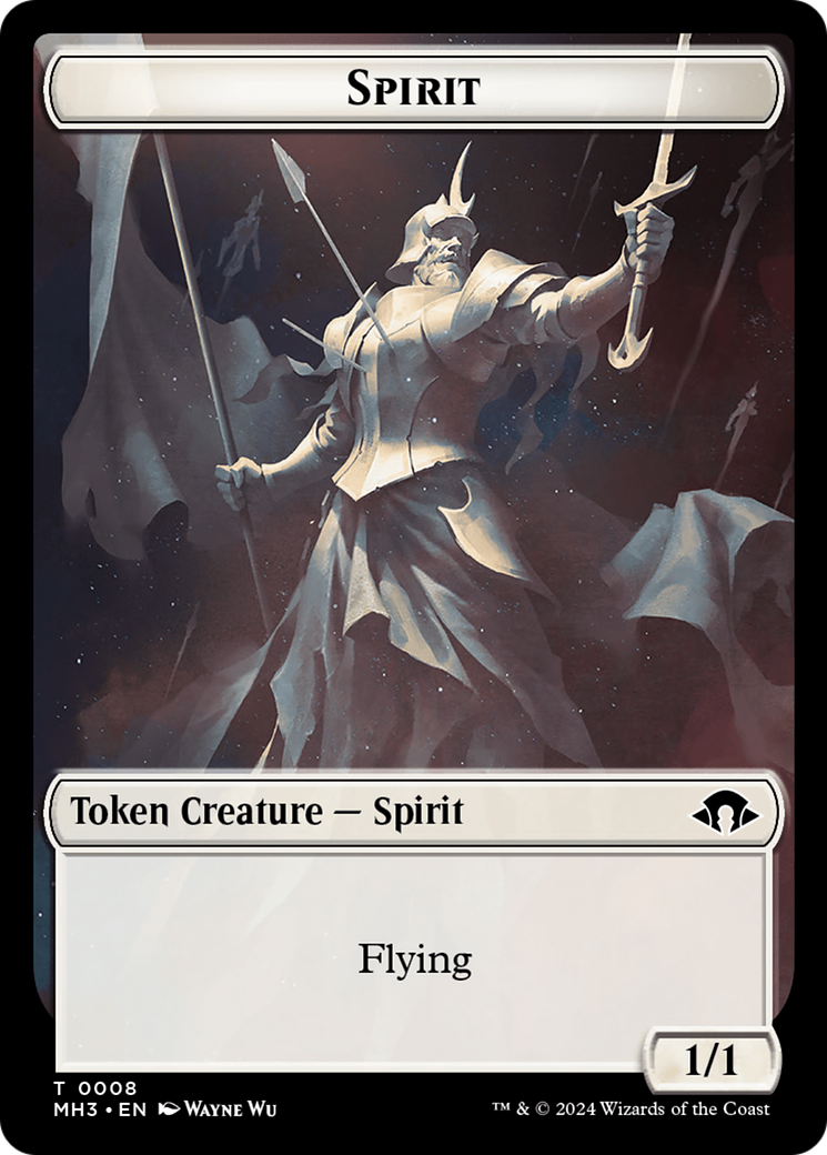 Eldrazi Spawn // Spirit (0008) Double-Sided Token [Modern Horizons 3 Tokens] | Yard's Games Ltd