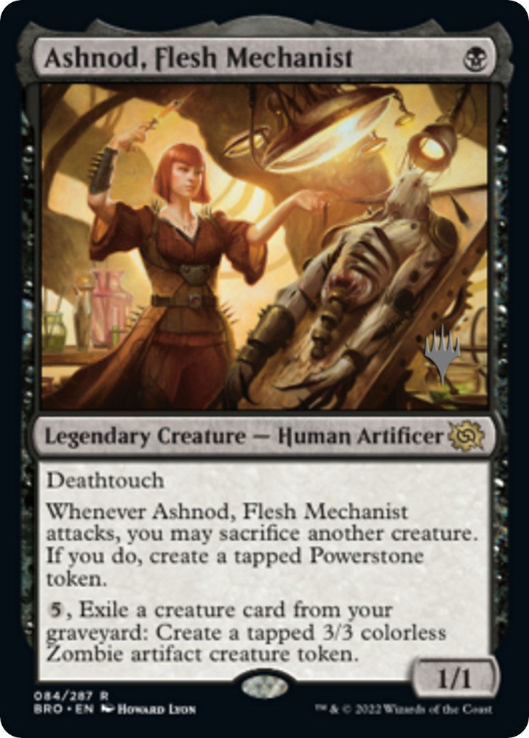 Ashnod, Flesh Mechanist (Promo Pack) [The Brothers' War Promos] | Yard's Games Ltd