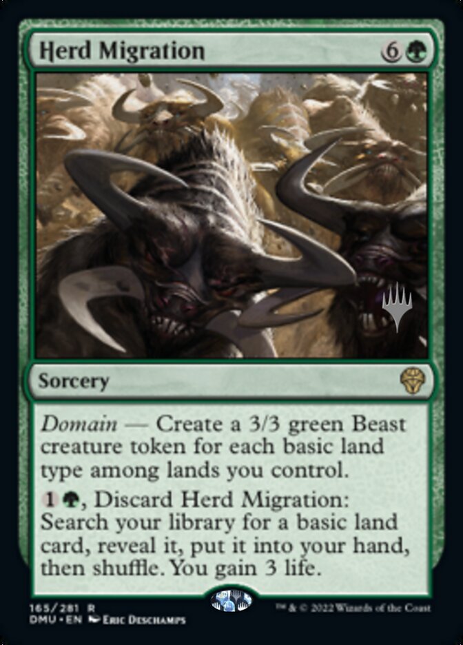 Herd Migration (Promo Pack) [Dominaria United Promos] | Yard's Games Ltd