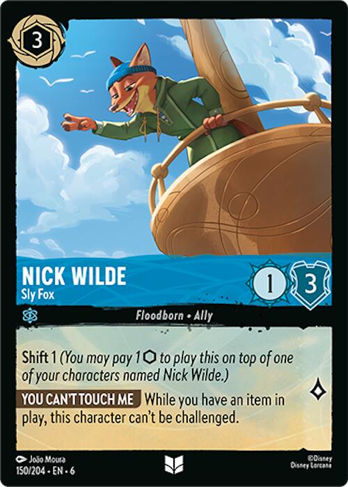 Nick Wilde - Sly Fox (150/204) [Azurite Sea] | Yard's Games Ltd