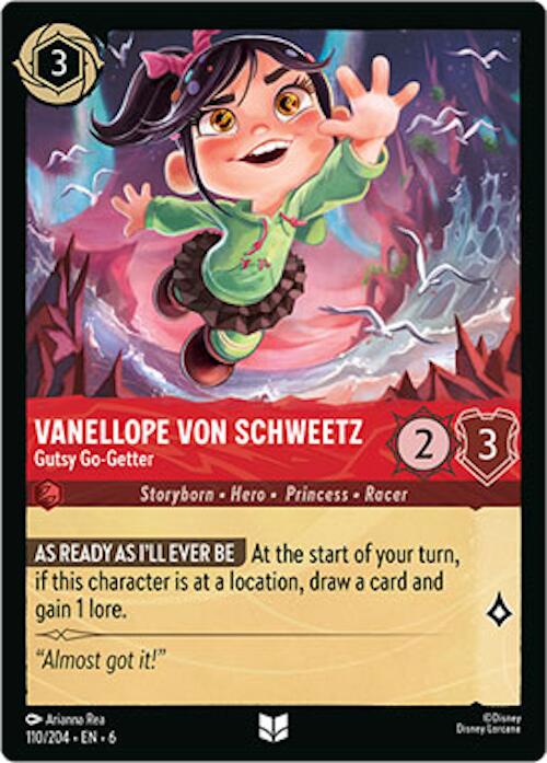 Vanellope von Schweetz - Gutsy Go-Getter (110/204) [Azurite Sea] | Yard's Games Ltd