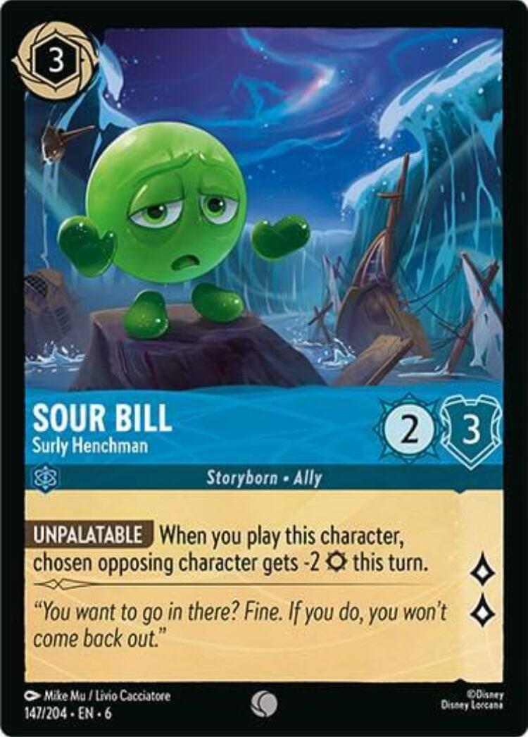 Sour Bill - Surly Henchman (147/204) [Azurite Sea] | Yard's Games Ltd