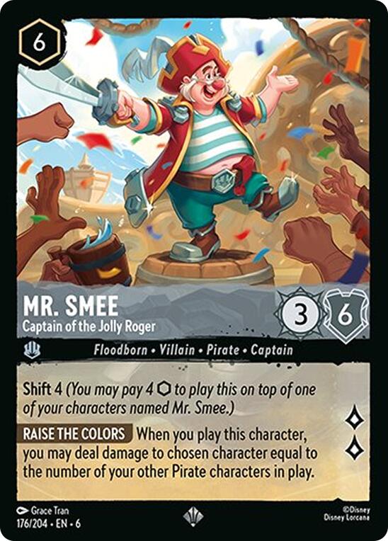 Mr. Smee - Captain of the Jolly Roger (176/204) [Azurite Sea] | Yard's Games Ltd