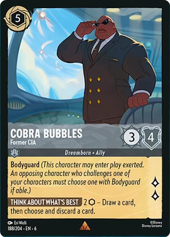 Cobra Bubbles - Former CIA (188/204) [Azurite Sea] | Yard's Games Ltd