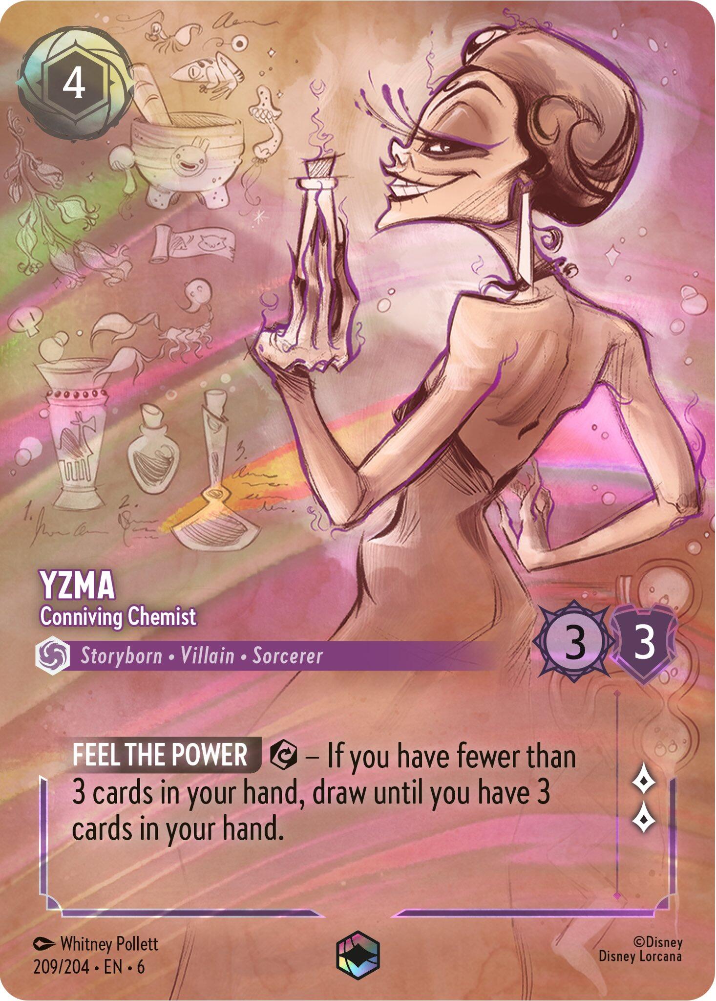 Yzma - Conniving Chemist (Enchanted) (209/204) [Azurite Sea] | Yard's Games Ltd