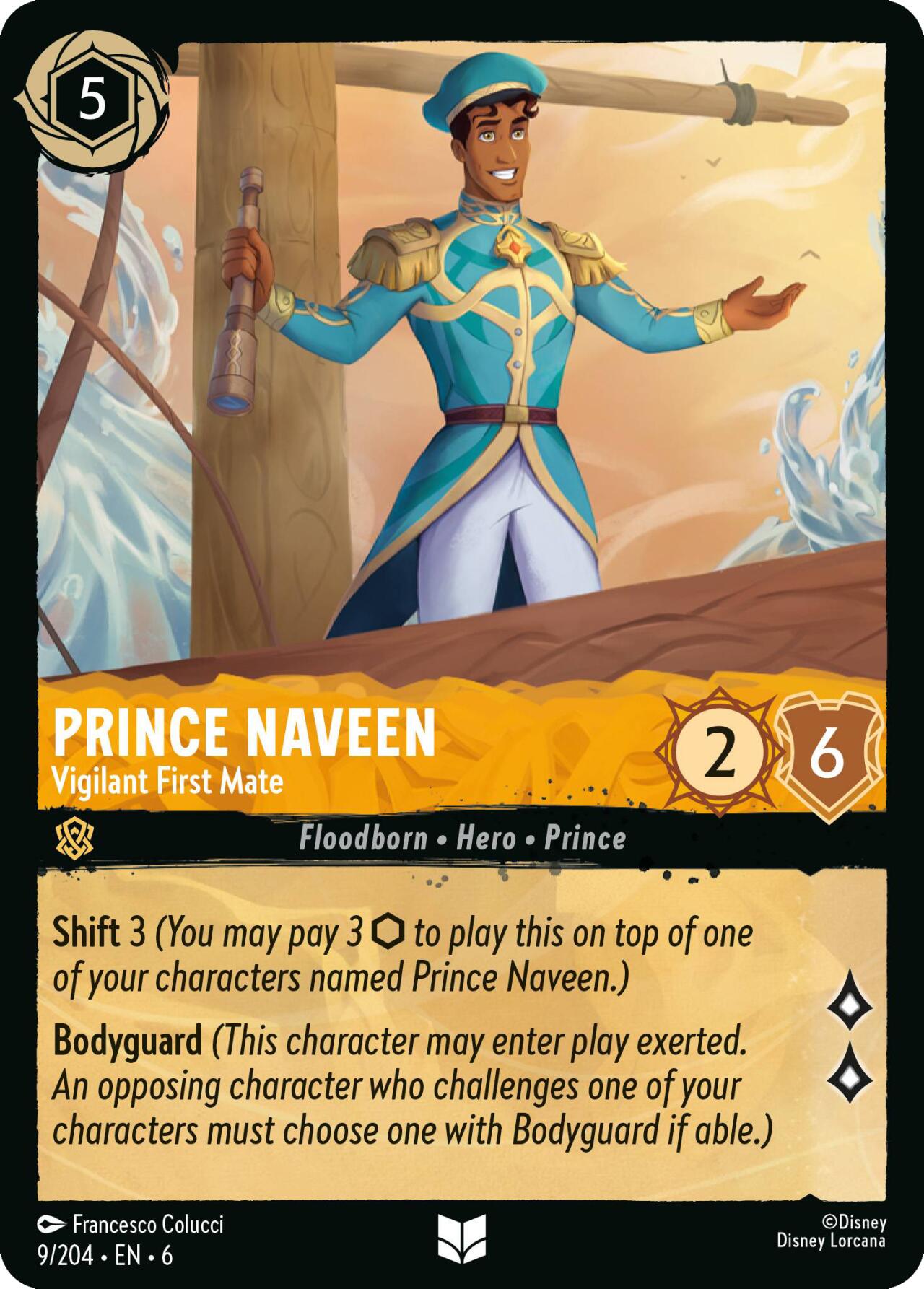 Prince Naveen - Vigilant First Mate (9/204) [Azurite Sea] | Yard's Games Ltd