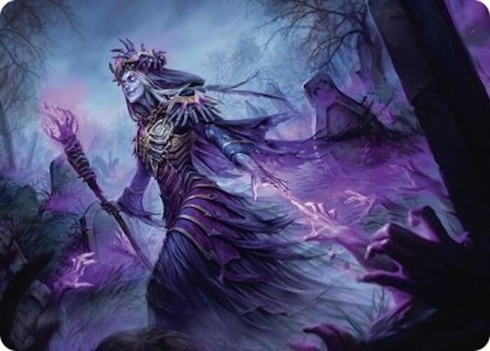 Zul Ashur, Lich Lord Art Card (10/54) [Foundations Art Series] | Yard's Games Ltd