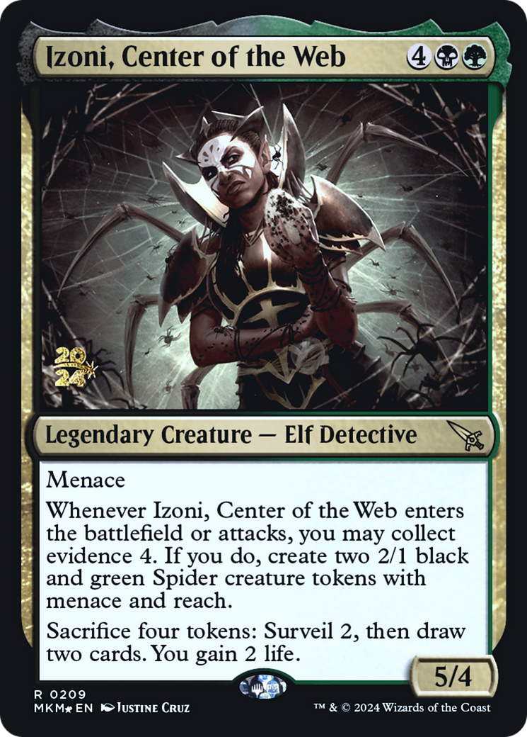 Izoni, Center of the Web [Murders at Karlov Manor Prerelease Promos] | Yard's Games Ltd