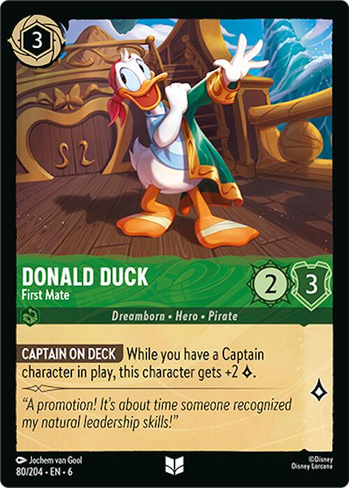 Donald Duck - First Mate (80/204) [Azurite Sea] | Yard's Games Ltd