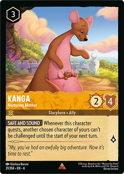 Kanga - Nurturing Mother (21/204) [Azurite Sea] | Yard's Games Ltd