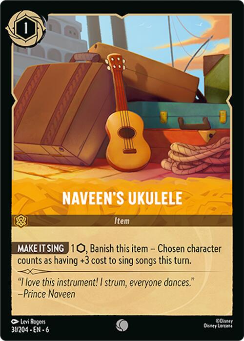 Naveen's Ukulele (31/204) [Azurite Sea] | Yard's Games Ltd