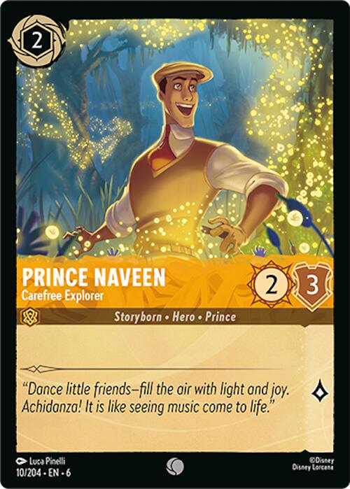 Prince Naveen - Carefree Explorer (10/204) [Azurite Sea] | Yard's Games Ltd