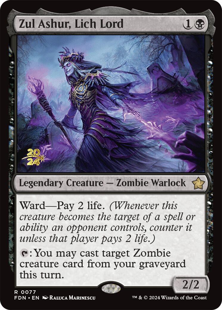 Zul Ashur, Lich Lord [Foundations Prerelease Promos] | Yard's Games Ltd