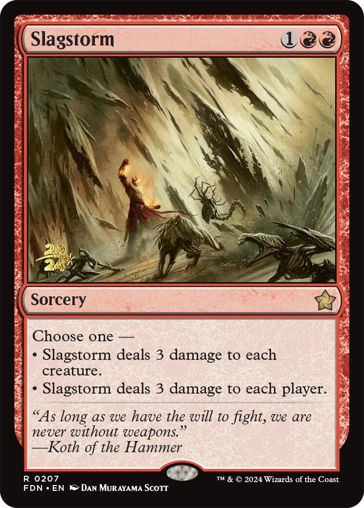 Slagstorm [Foundations Prerelease Promos] | Yard's Games Ltd