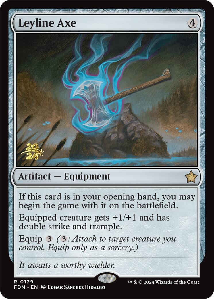 Leyline Axe [Foundations Prerelease Promos] | Yard's Games Ltd