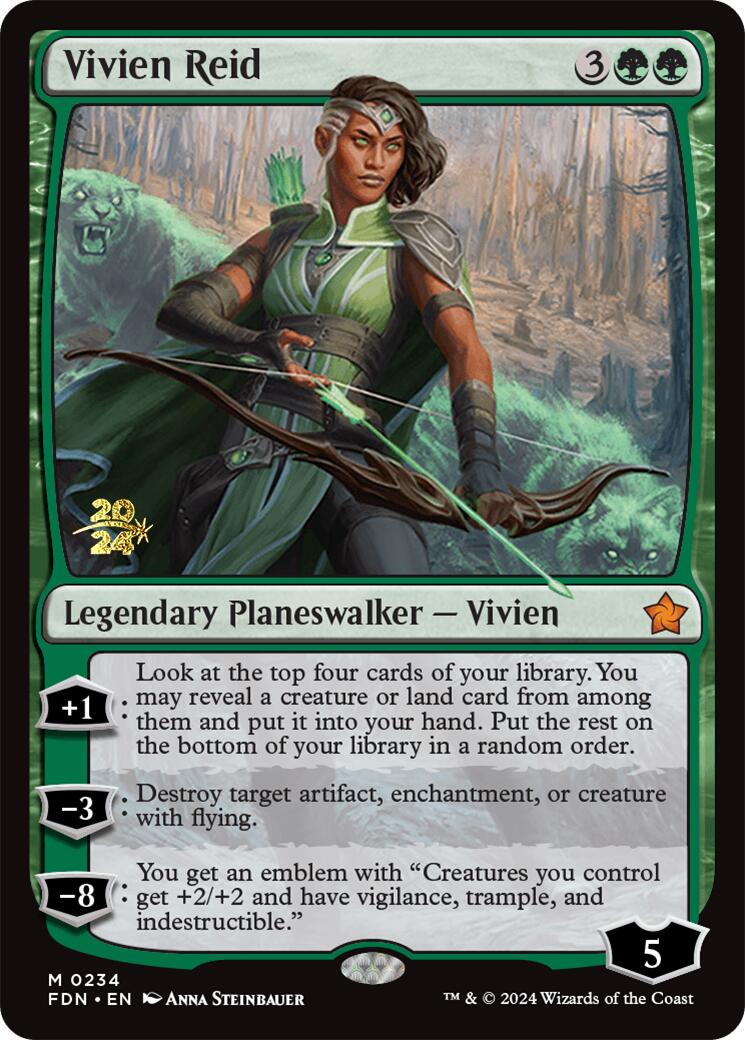 Vivien Reid [Foundations Prerelease Promos] | Yard's Games Ltd