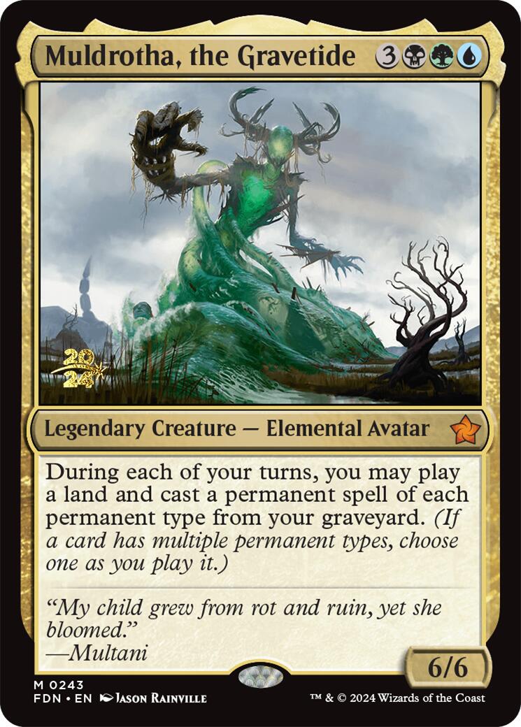 Muldrotha, the Gravetide [Foundations Prerelease Promos] | Yard's Games Ltd